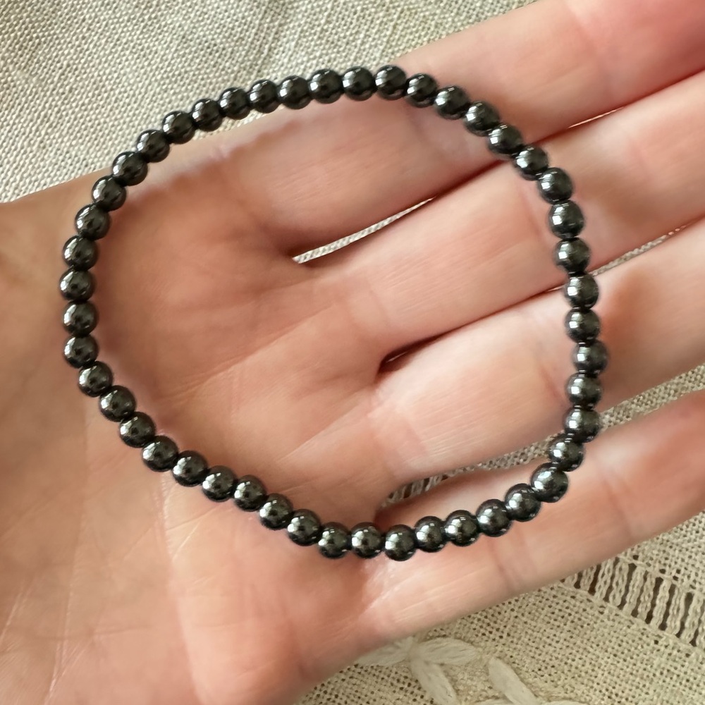🩶Hematite Bracelet🩶 ~4mm